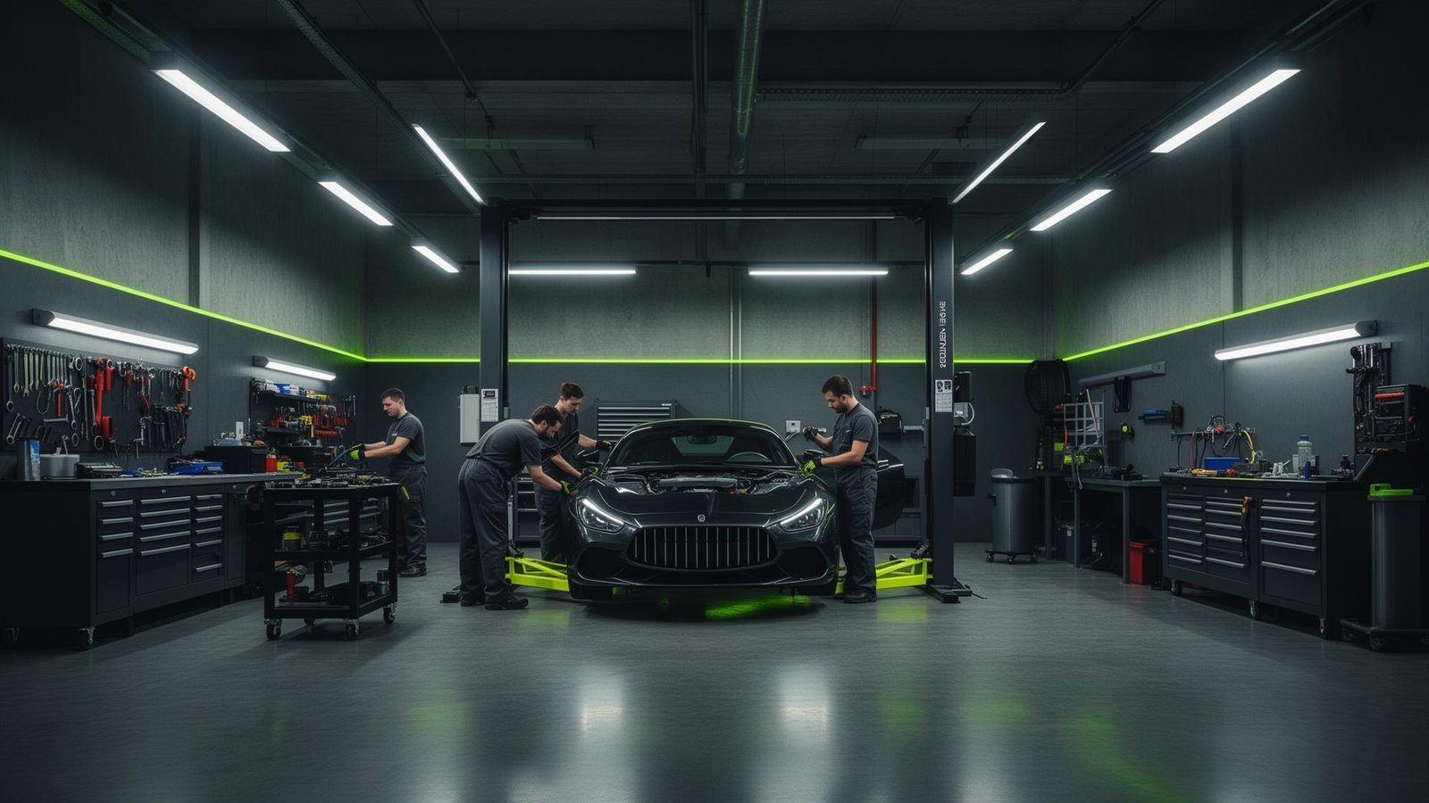Interior del taller CHISPAUTO